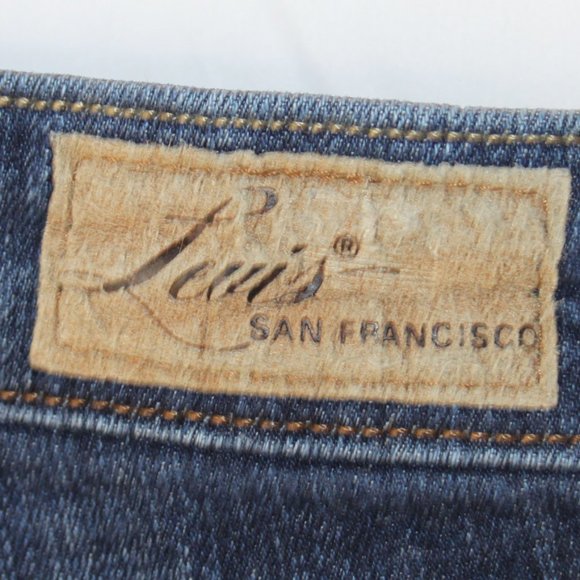 LEVIS SAN FRANCISCO DEMI CURVE CLASSIC CAPRI JEANS SZ 8/29 WOMENS CUFFED STRETCH - Picture 11 of 16